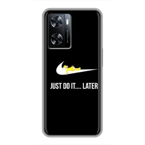 Силиконовый Чехол на OnePlus Nord N20 SE с картинкой Nike (Later)