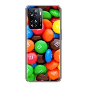 Чохол з зображенням смачної їжі для OnePlus Nord N20 SE (Різнокольорові M&M'S)