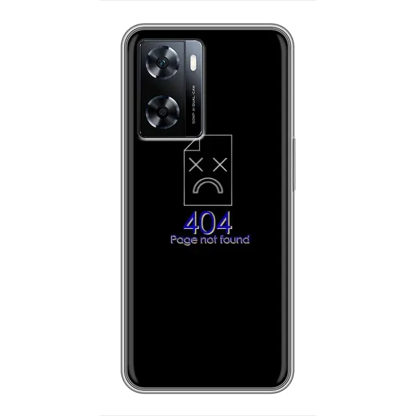 Чехол с рисунком «Ошибка 404» для OnePlus Nord N20 SE Чехол с рисунком «Ошибка 404» для OnePlus Nord N20 SE