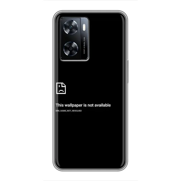 Чехол с рисунком «Ошибка» для OnePlus Nord N20 SE Чехол с рисунком «Ошибка» для OnePlus Nord N20 SE