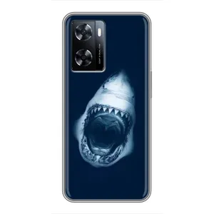 Силиконовый бампер с картинкой животных для OnePlus Nord N20 SE (Пасть Акулы)