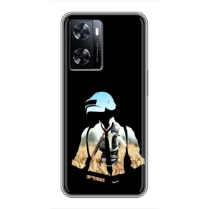 Силиконовый чехол с картинкой "Герой Pubg" на OnePlus Nord N20 SE (Пубг мен)