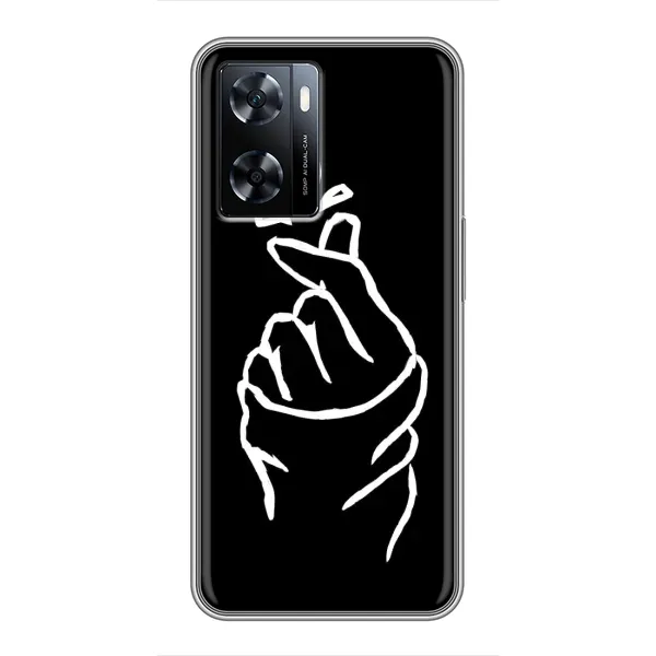 Чехол с рисунком «Сердце на черном» для OnePlus Nord N20 SE Чехол с рисунком «Сердце на черном» для OnePlus Nord N20 SE