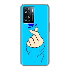 Чохол (Знак сердечка) для OnePlus Nord N20 SE (Сердечко на синоьому)