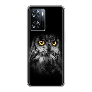 Чехлы с принтом СОВЫ для OnePlus Nord N20 SE (Сова на чёрном)