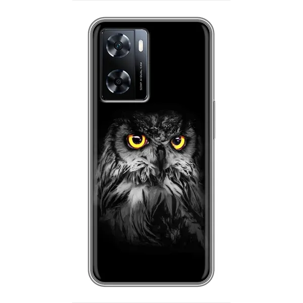 Чохол з малюнком «Сова на чорному» для OnePlus Nord N20 SE Чохол з малюнком «Сова на чорному» для OnePlus Nord N20 SE
