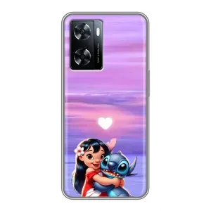 Чехол с рисунком Стич для OnePlus Nord N20 SE (Стич и Лило)
