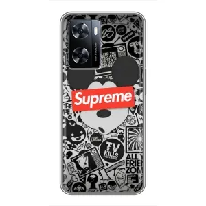 Чехол с Брендами одежды на ВанПлас Норд Н20 СЕ (Supreme Маус)