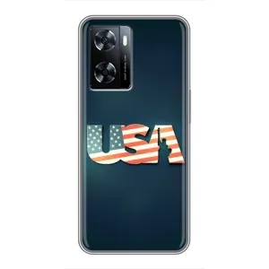 Чехол Флаг USA для OnePlus Nord N20 SE (USA)