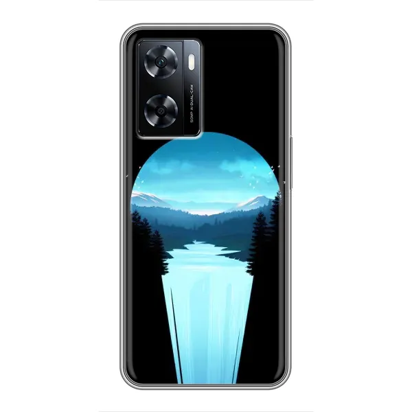 Чехол с рисунком «Синий Водопад» для OnePlus Nord N20 SE