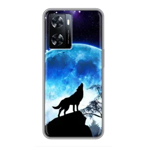 Чехол с Волком на OnePlus Nord N20 SE (Воет на луну)