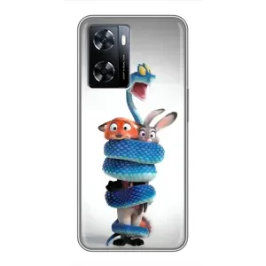 Силиконовый чехол с принтом Зоотрополіс для OnePlus Nord N20 SE (Змея Зоо)