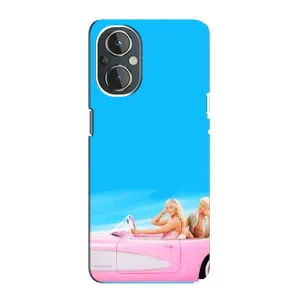 Силиконовый Чехол Барби Фильм на OnePlus Nord N20 (Барби и Кен)