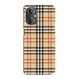 Чехол с Брендами одежды на ВанПлас Норд Н20 (Burberry стиль)