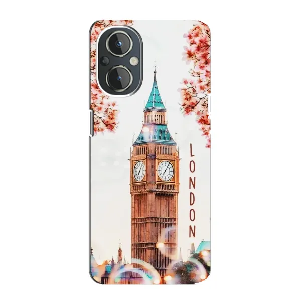 Чехол с рисунком «Часы Лондон» для OnePlus Nord N20 Чехол с рисунком «Часы Лондон» для OnePlus Nord N20