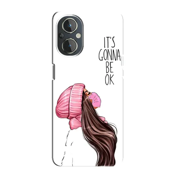 Чехол с рисунком «Девушка в маске» для OnePlus Nord N20 Чехол с рисунком «Девушка в маске» для OnePlus Nord N20