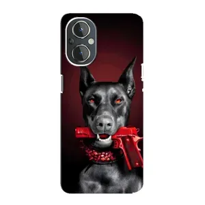 Чехол ДОБЕРМАН для OnePlus Nord N20 (Доберман злой)