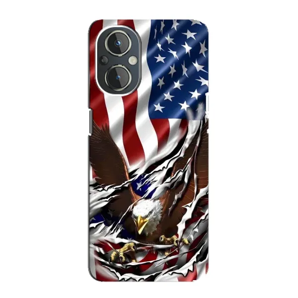Чехол с рисунком «Флаг USA» для OnePlus Nord N20 Чехол с рисунком «Флаг USA» для OnePlus Nord N20