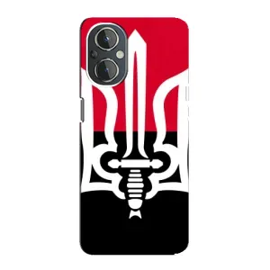 Чехлы УПА (Красно-Чёрный) на OnePlus Nord N20 (Герб Украины)