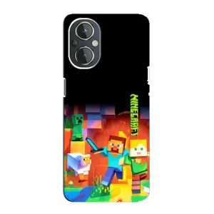 Чехлы для OnePlus Nord N20 (Персонажи Майн Крафт) (Герой Майнкрафт)