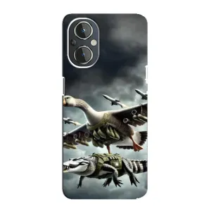 Чохол з мемами траралело тралала для OnePlus Nord N20 (Гусіні і крокоділо)