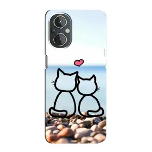 Силіконові Чохли Коханій людині для OnePlus Nord N20 (Котейки)