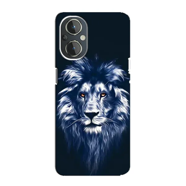 Чехол с рисунком «Лев - синий» для OnePlus Nord N20 Чехол с рисунком «Лев - синий» для OnePlus Nord N20