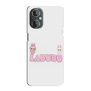 Чехол с принтом Лабубу для OnePlus Nord N20 (Логотип Лабубу)