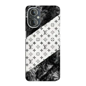 Чохол Стиль Louis Vuitton на OnePlus Nord N20 (LV на білому)