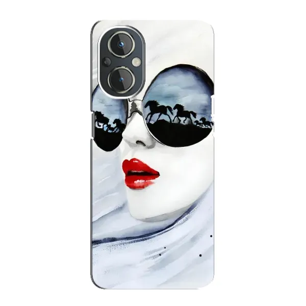 Чехол с рисунком «Любительница коней» для OnePlus Nord N20