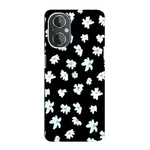 Чехол с ромашками на OnePlus Nord N20 (Маленькие ромашки)