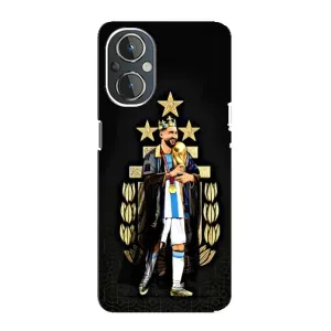 Чехлы Лео Месси Аргентина для OnePlus Nord N20 (Месси король)
