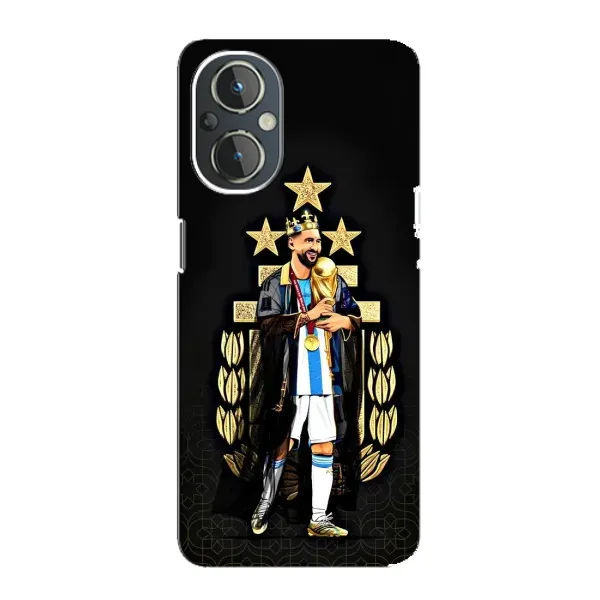 Чехол с рисунком «Месси король» для OnePlus Nord N20