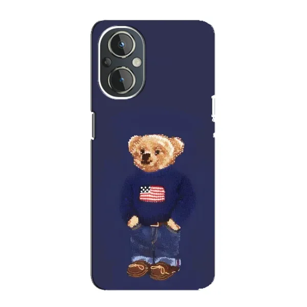 Чехол с рисунком «Мишка USA» для OnePlus Nord N20 Чехол с рисунком «Мишка USA» для OnePlus Nord N20