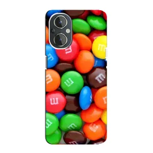 Чохол з зображенням смачної їжі для OnePlus Nord N20 (Різнокольорові M&M'S)
