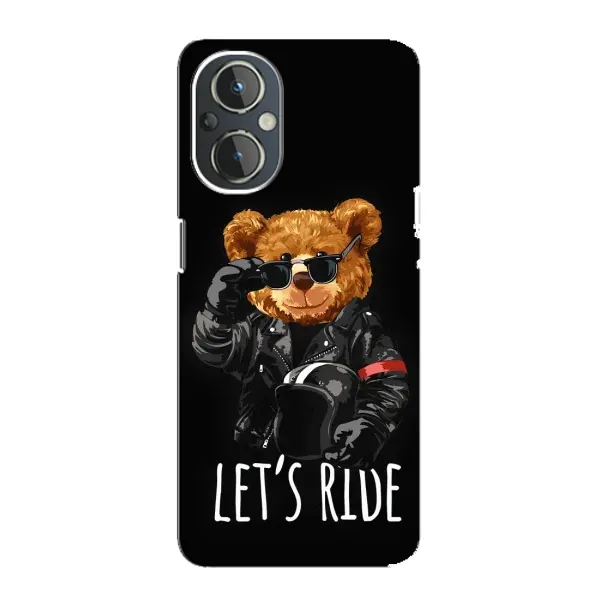 Чехол с рисунком «Модный Мишка» для OnePlus Nord N20 Чехол с рисунком «Модный Мишка» для OnePlus Nord N20