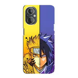 Купить Чехлы на телефон с принтом Anime для OnePlus Nord N20 (Naruto Vs Sasuke)