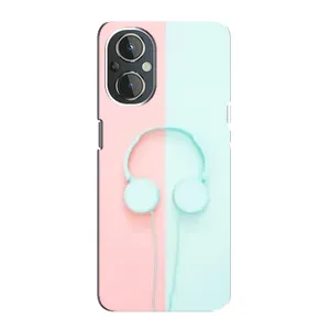 Девчачий Чехол для OnePlus Nord N20 (Наушники)