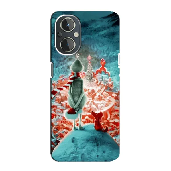 Чехол с рисунком «Новогодний Гринч» для OnePlus Nord N20 Чехол с рисунком «Новогодний Гринч» для OnePlus Nord N20