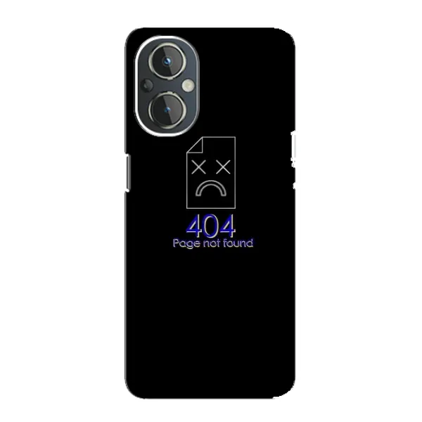 Чехол с рисунком «Ошибка 404» для OnePlus Nord N20 Чехол с рисунком «Ошибка 404» для OnePlus Nord N20