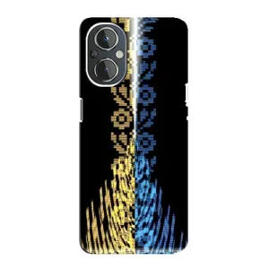 Силиконовый Чехол на OnePlus Nord N20 (Патриотическая вышиванка)