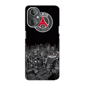 Силиконовые Чехлы принт Футбол на OnePlus Nord N20 (PSG)