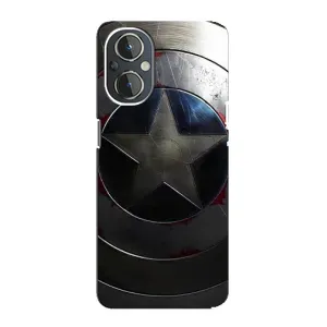 Чехол с Щитом Капитана Америки на OnePlus Nord N20 (Ретро Щит Капитана)