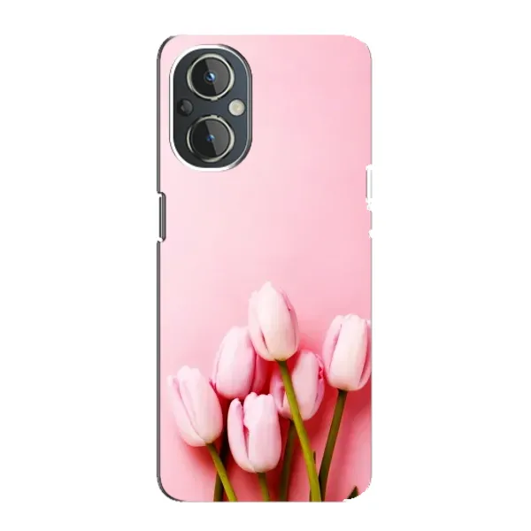 Чехол с рисунком «Розовые тюльпаны» для OnePlus Nord N20 Чехол с рисунком «Розовые тюльпаны» для OnePlus Nord N20