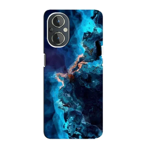Чехол с рисунком «Синий мрамор» для OnePlus Nord N20