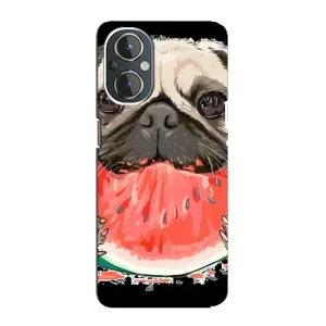 Чохол (ТПУ) Милі песики для OnePlus Nord N20 (Смішний Мопс)