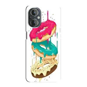 Чохол з зображенням смачної їжі для OnePlus Nord N20 (Соковиті пончики)