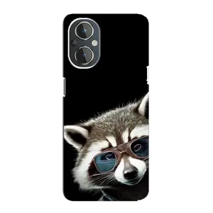 Силіконовий Чохол з Энотами на OnePlus Nord N20 (Стильний Єнот)