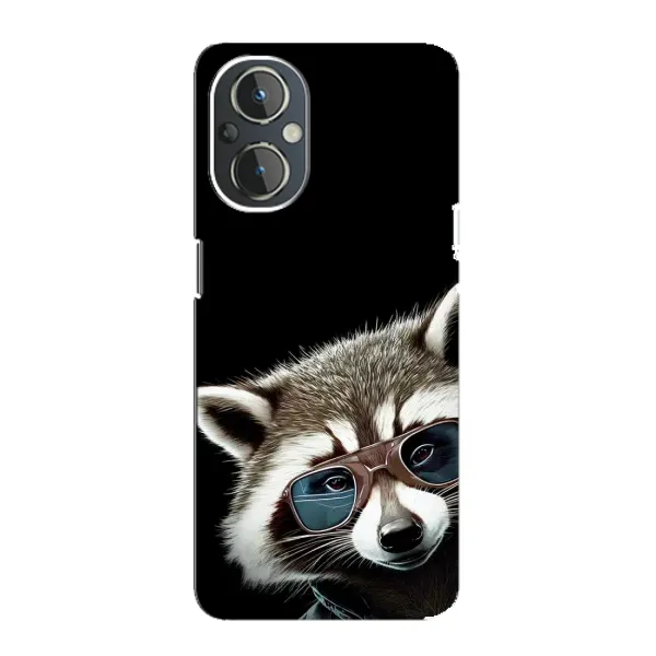 Чехол с рисунком «Стильный Енот» для OnePlus Nord N20 Чехол с рисунком «Стильный Енот» для OnePlus Nord N20