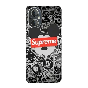 Чехол с Брендами одежды на ВанПлас Норд Н20 (Supreme Маус)